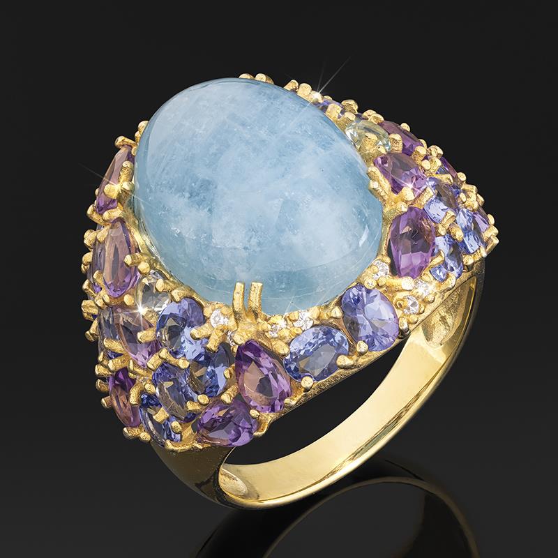 Aquamarine Speakeasy Ring